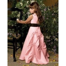 pink lovely flower girl dress or formal flower girl dress or baby flower girl dress patterns or plus size flower girl dress